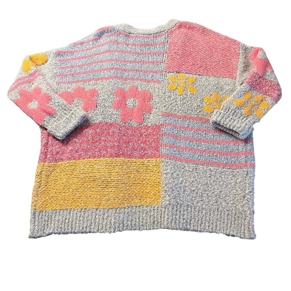 SINCERELY JULES WOMENS COLORFUL FLORAL OPEN CARDIGAN SIZE MEDIUM - Picture 12 of 12